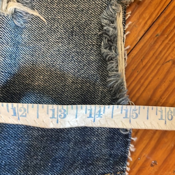 We The Free distressed mini jean skirt - Picture 16 of 16